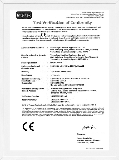 Certifikace LVD